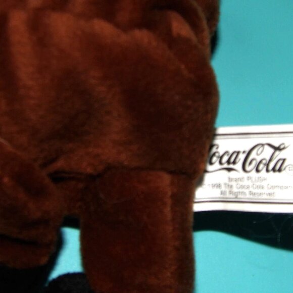 Coca Cola Collectible 1998 #0133 Reindeer w/ Coca Cola Bottle Bean Bag Plush 6" - Picture 15 of 16